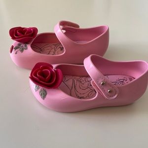 Mini Melissa Disney Belle shoes